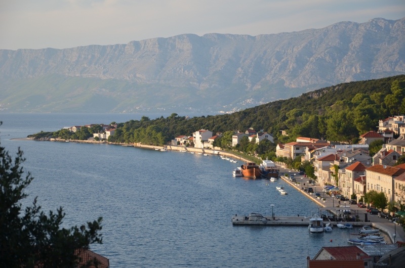 444  POVLJA Chorwacja -  widok z drogi.JPG