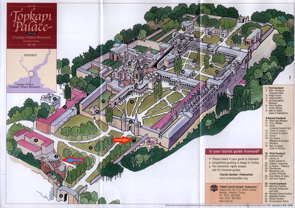mapa Pałac Topkapi kasy biletowe.jpg