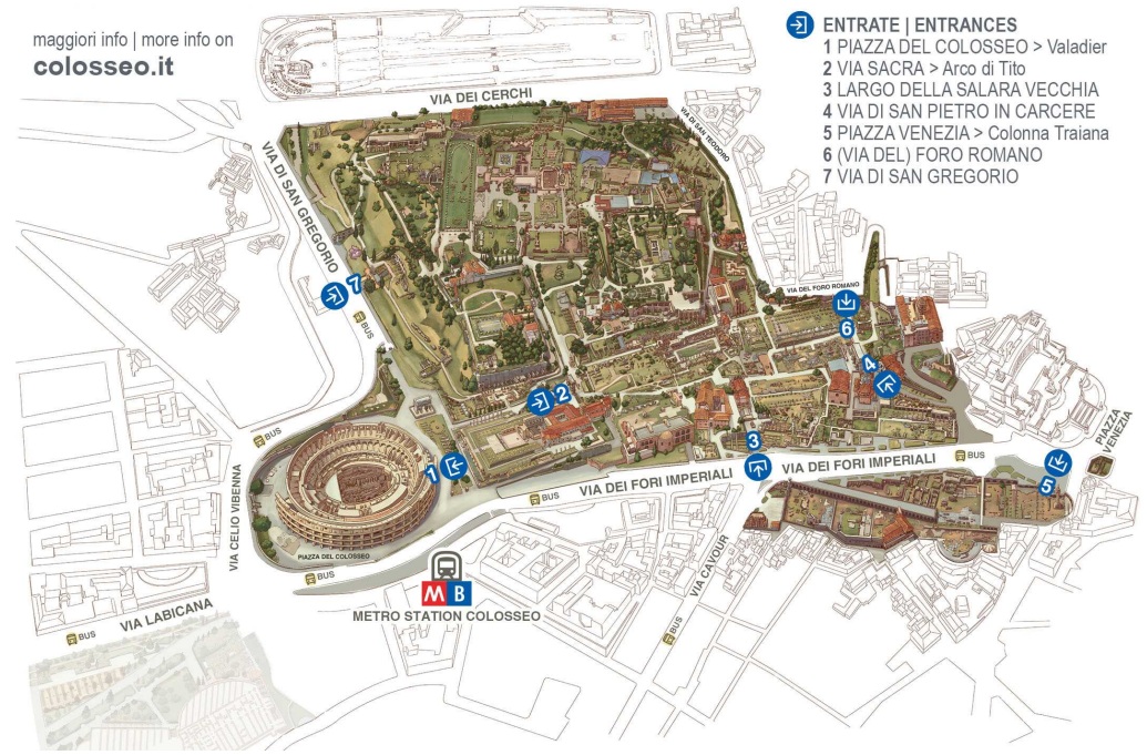 Mapa - obszar archeologiczny Forum Romanum.jpg