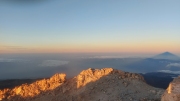 wschód słońca na Teide